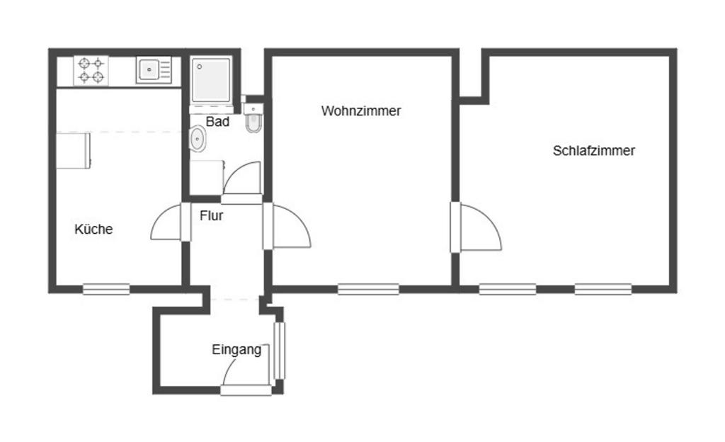 Grundriss Skizze