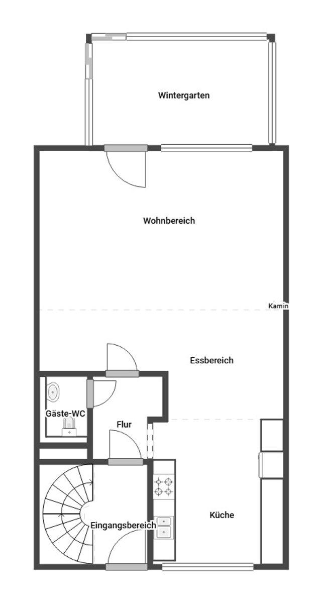 Grundriss Skizze EG