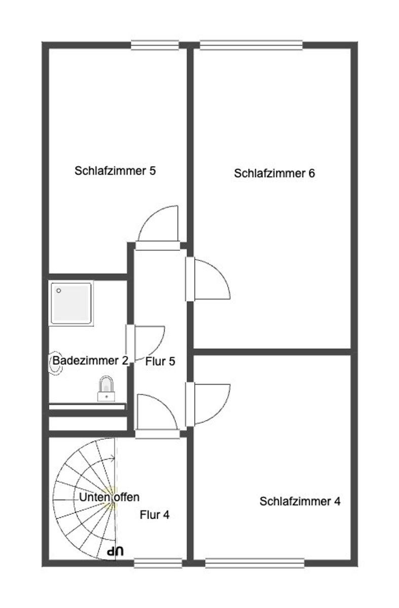 Grundriss Skizze DG