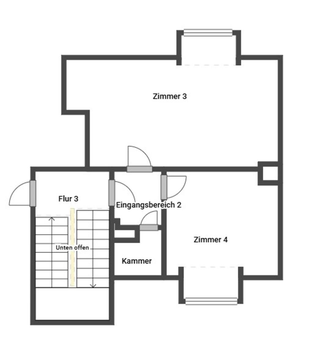 Grundriss Skizze 4.OG