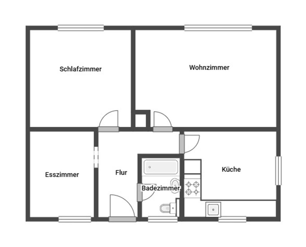 Grundriss Skizze EG