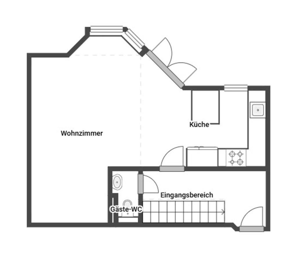 Grundriss Skizze OG Whg. 2