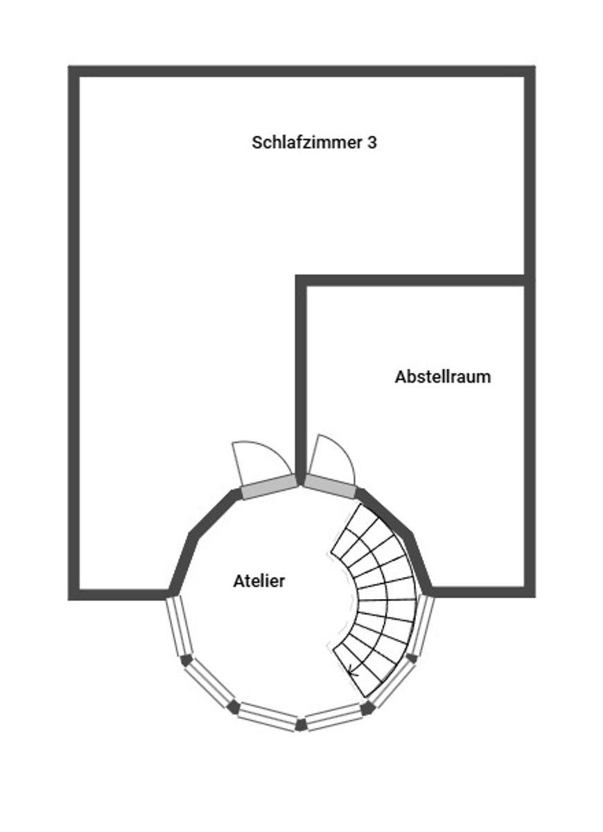 Grundriss Skizze 2.OG