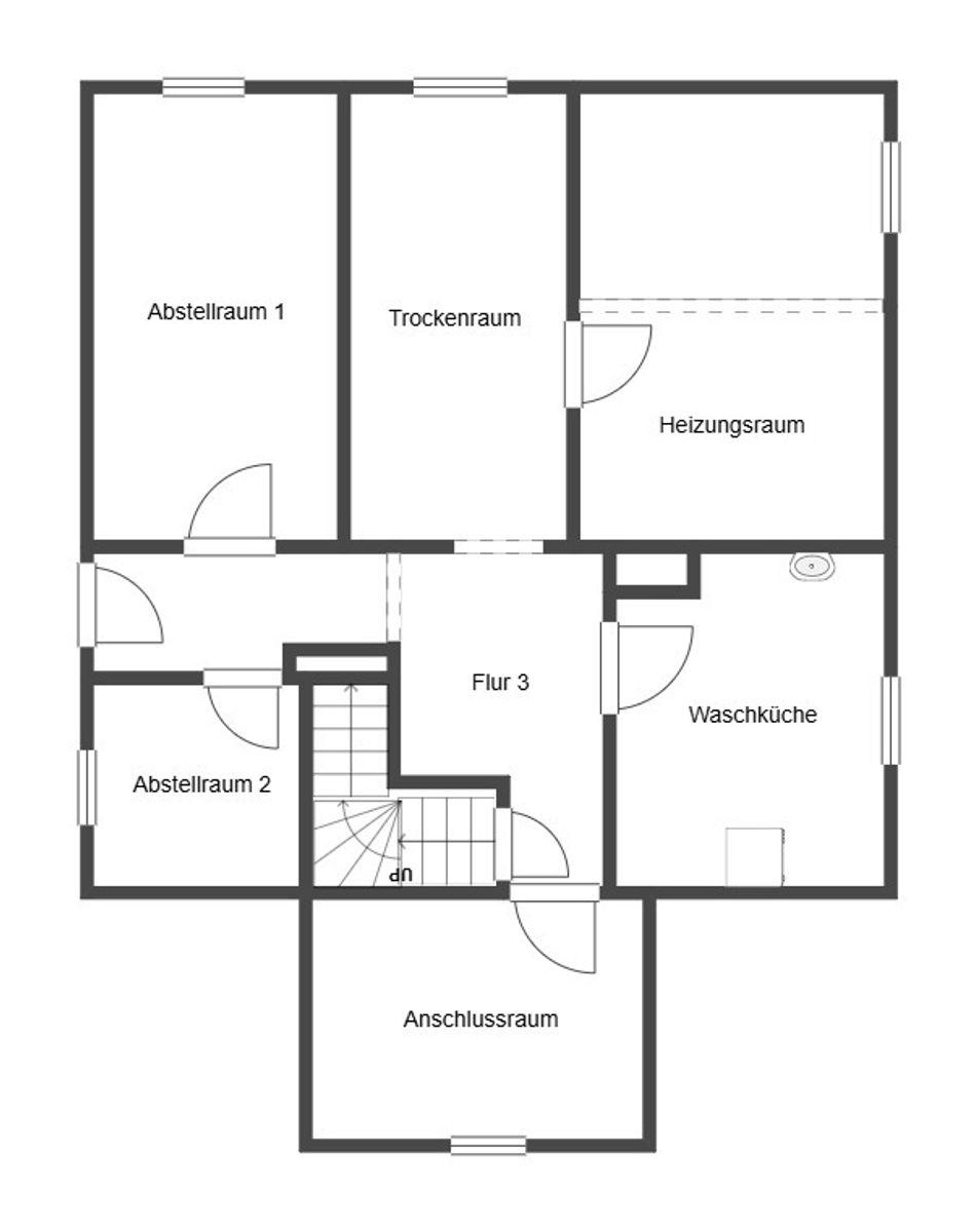 Grundriss Skizze UG
