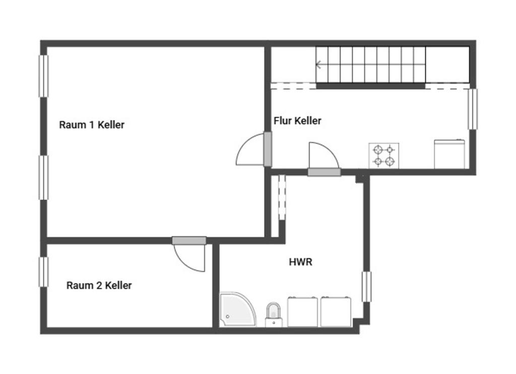 Grundriss Skizze UG