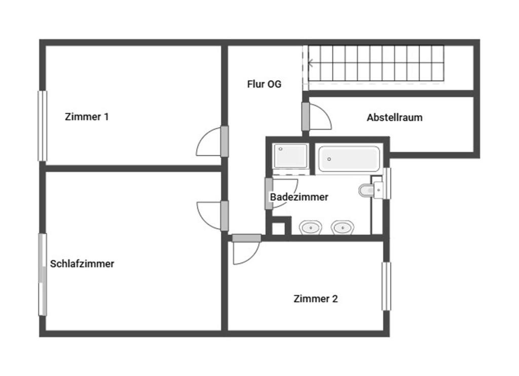 Grundriss Skizze OG
