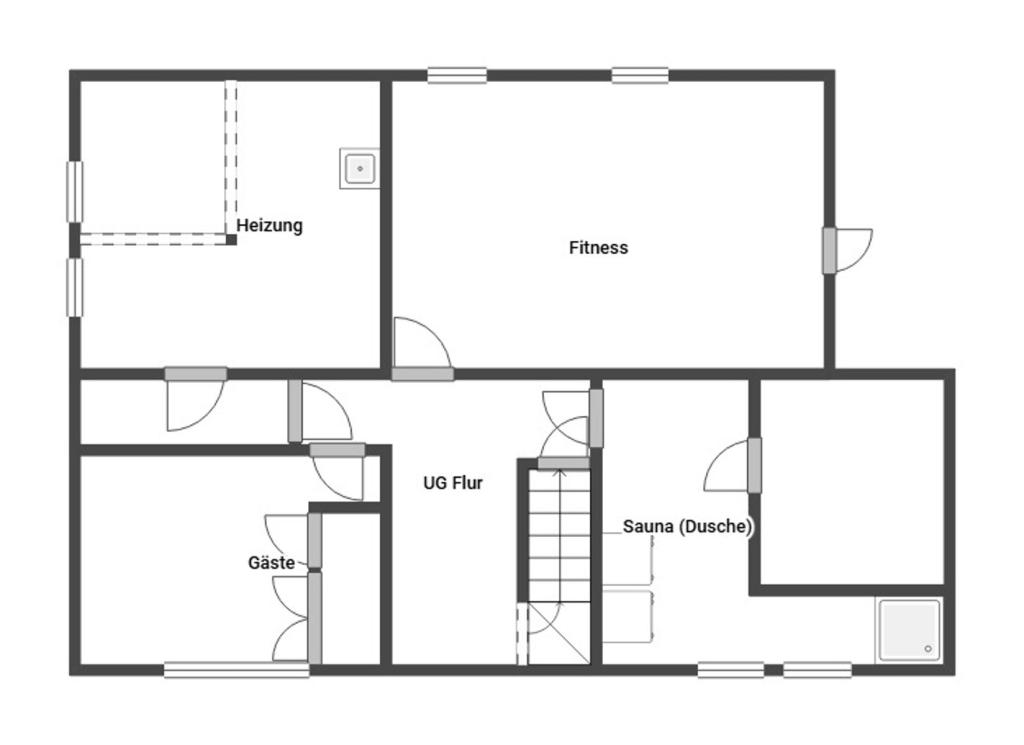 Grundriss Skizze 1.UG