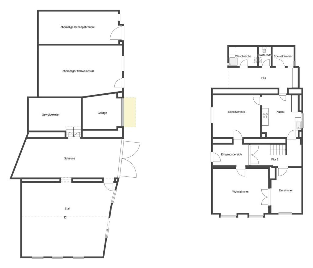 Grundriss Skizze EG