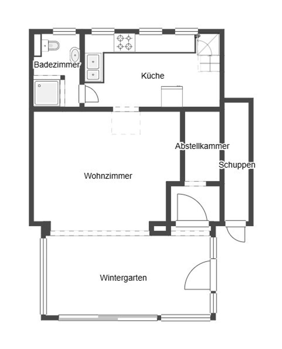 Grundriss Skizze EG