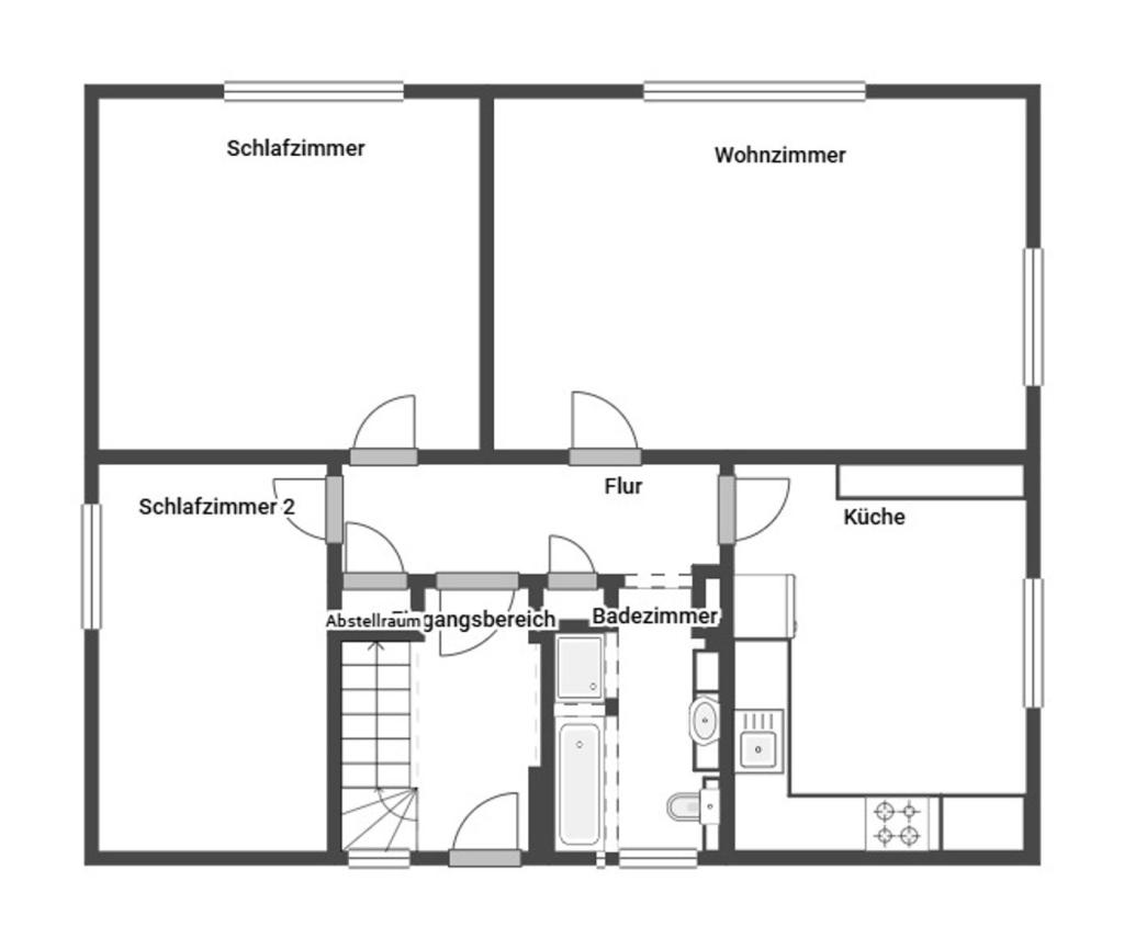 Grundriss Skizze EG