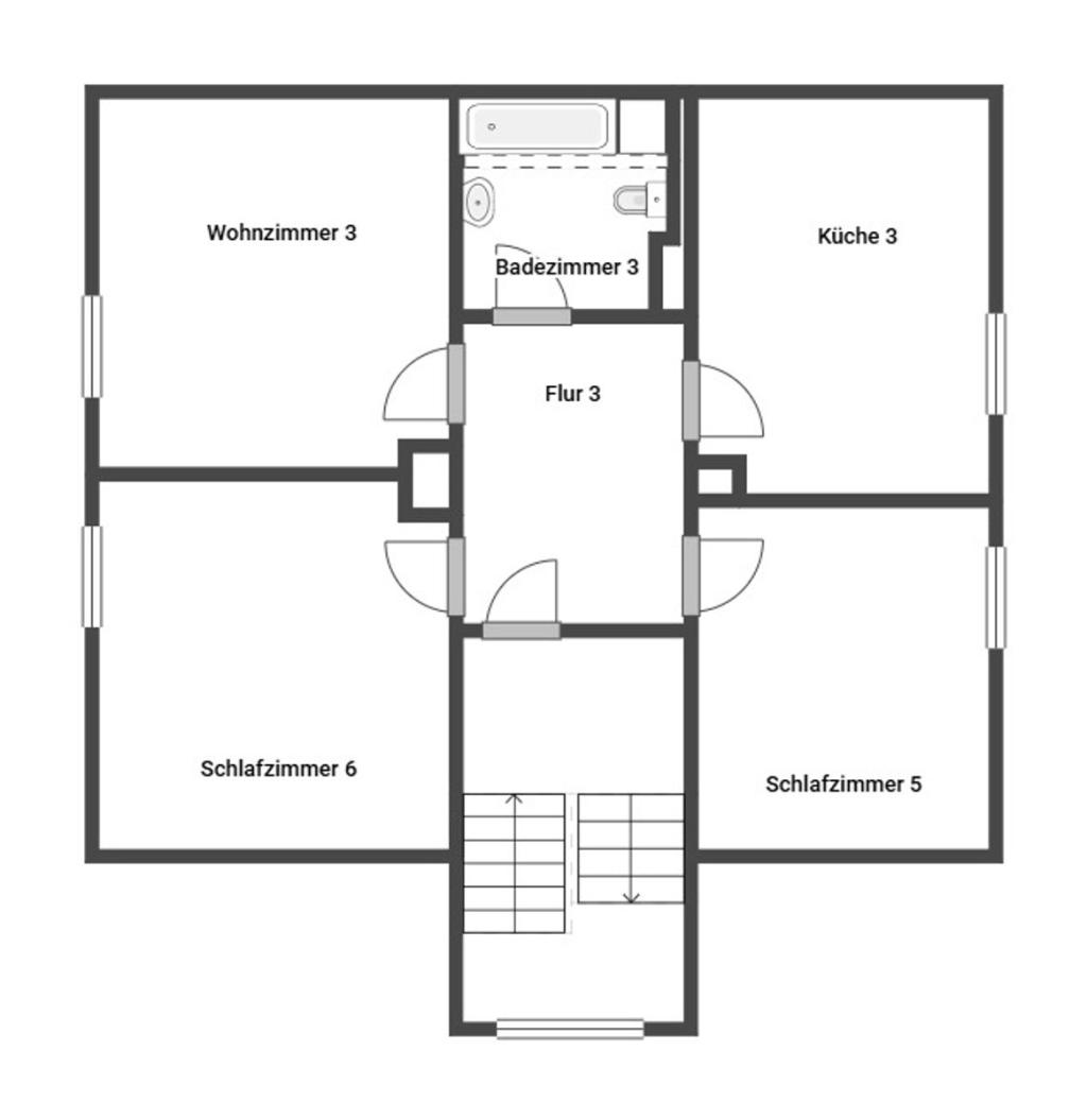 Grundriss Skizze 2.OG
