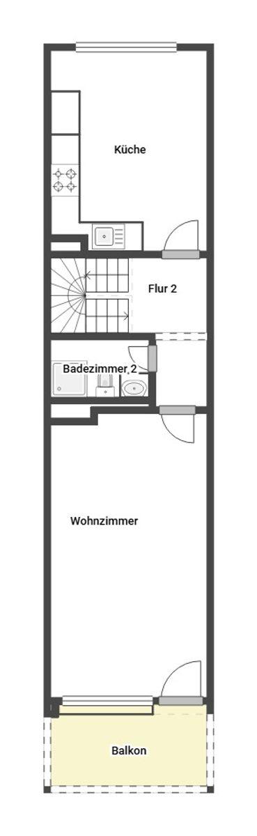 Grundriss Skizze 3. OG