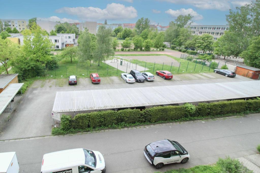 Blick vom Balkon