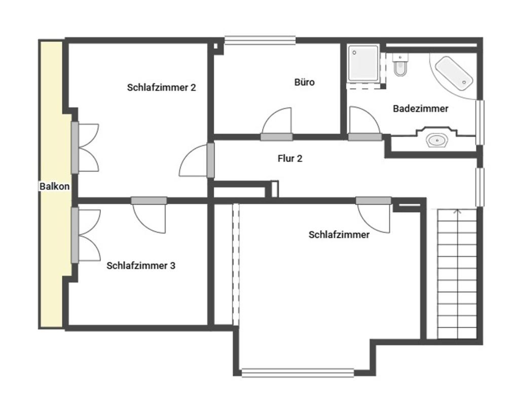 Grundriss Skizze 1. OG