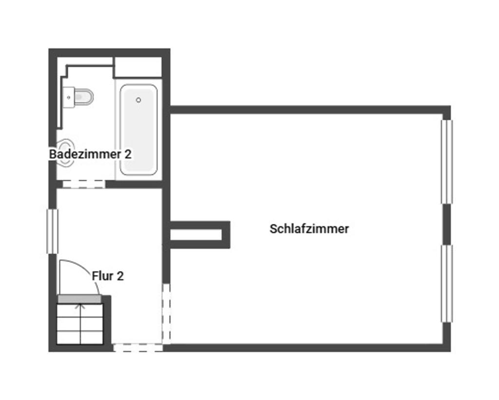 Grundriss Skizze 1.OG