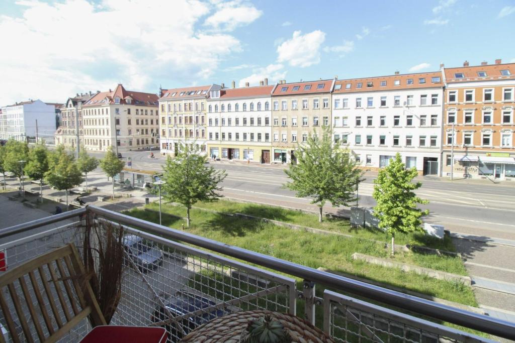 Blick vom Balkon