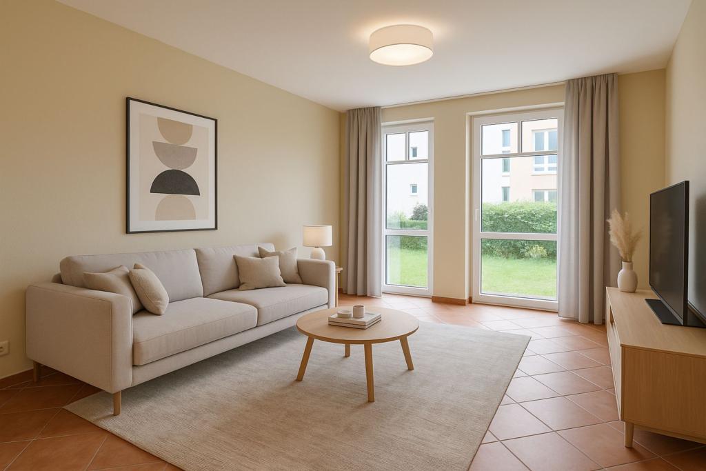 Einrichtungsbeispiel für das Wohnzimmer