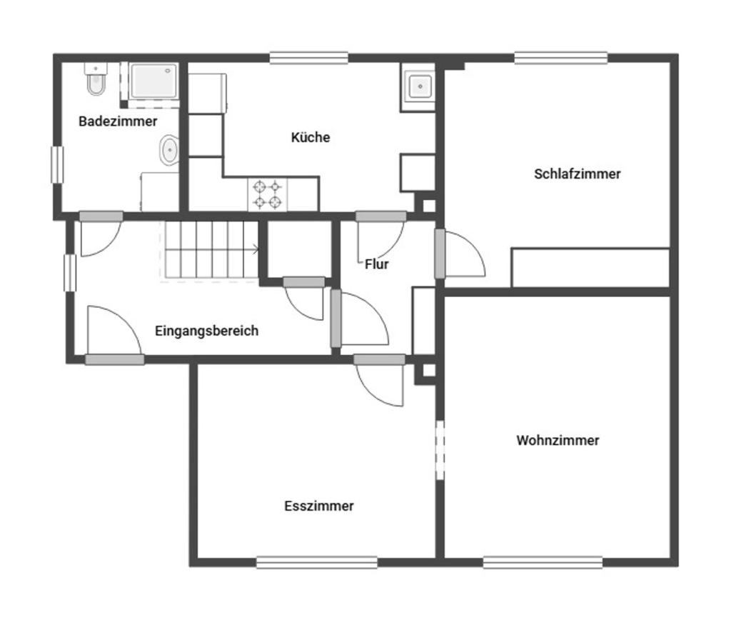 Grundriss Skizze EG