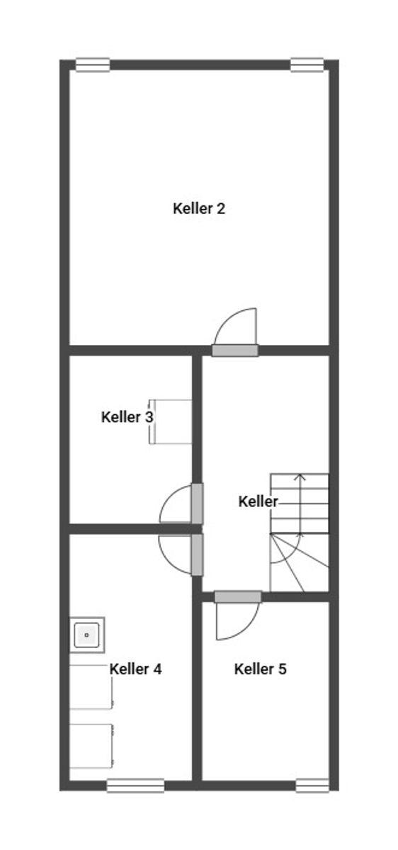 Grundriss Skizze 1. UG