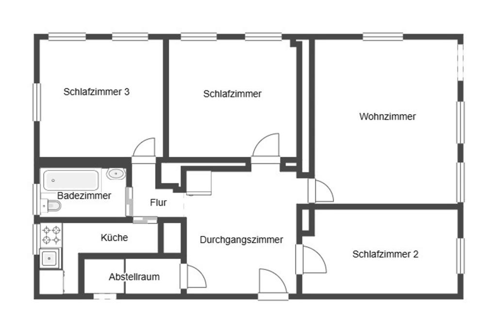 Grundriss Skizze