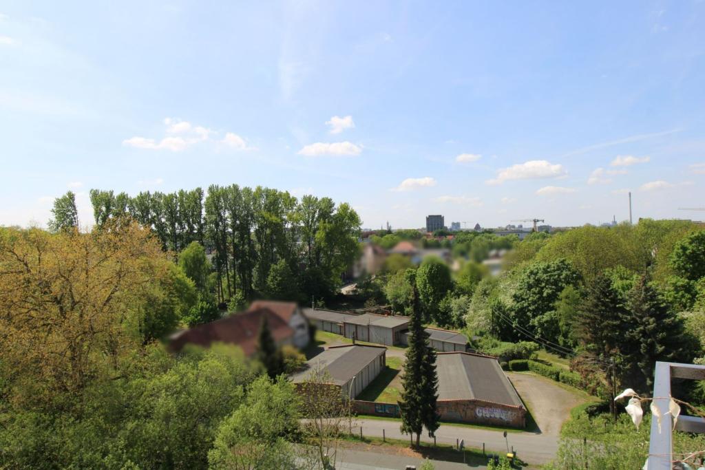 Blick vom Balkon