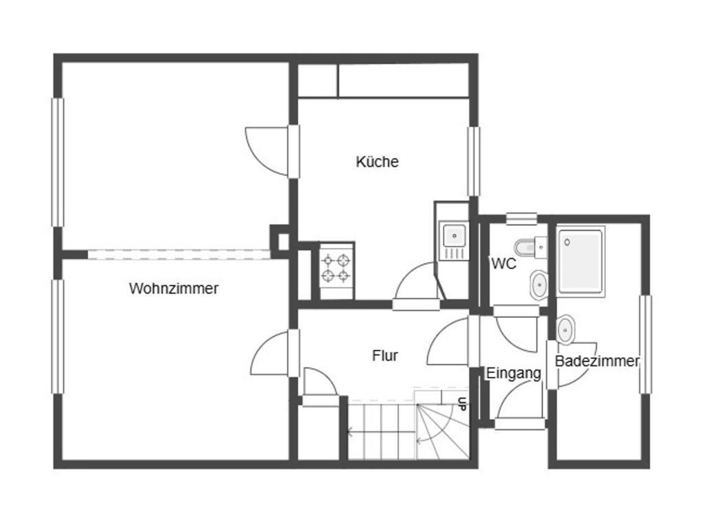 Grundriss Skizze EG