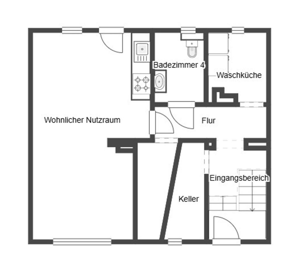 Grundriss Skizze UG