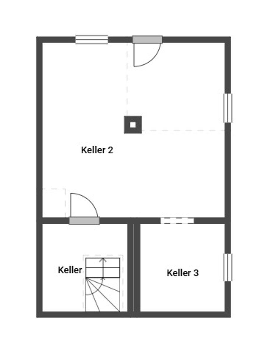 Grundriss Skizze UG