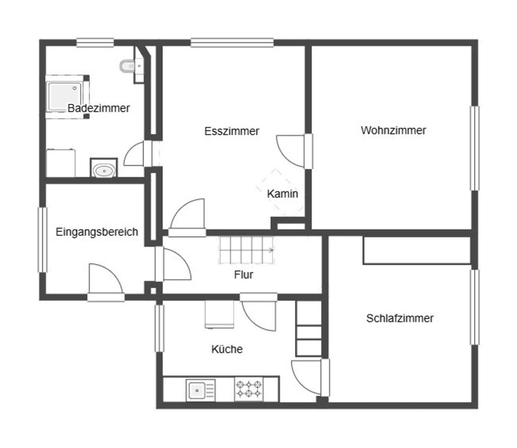 Grundriss Skizze EG