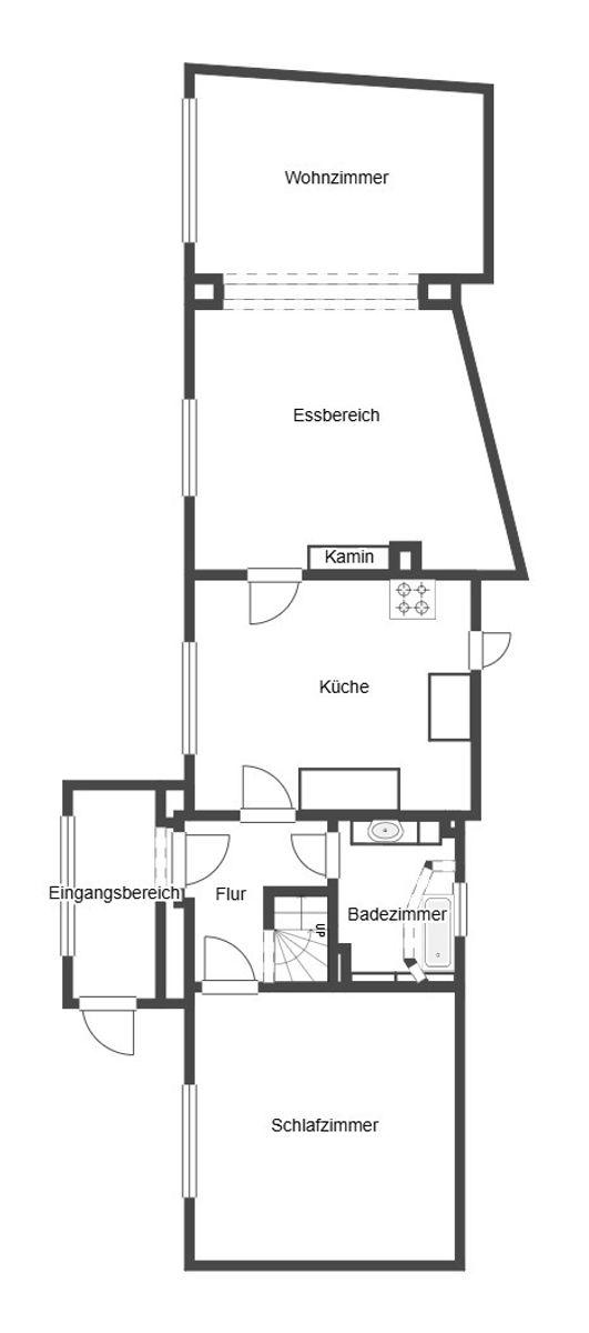 Grundriss Skizze EG