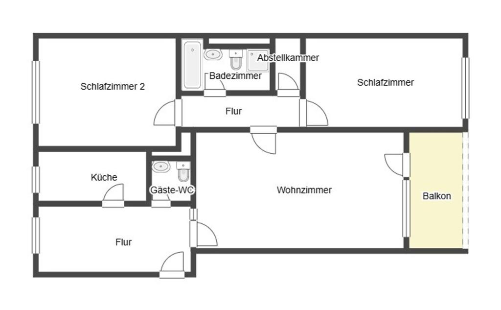 Grundriss Skizze