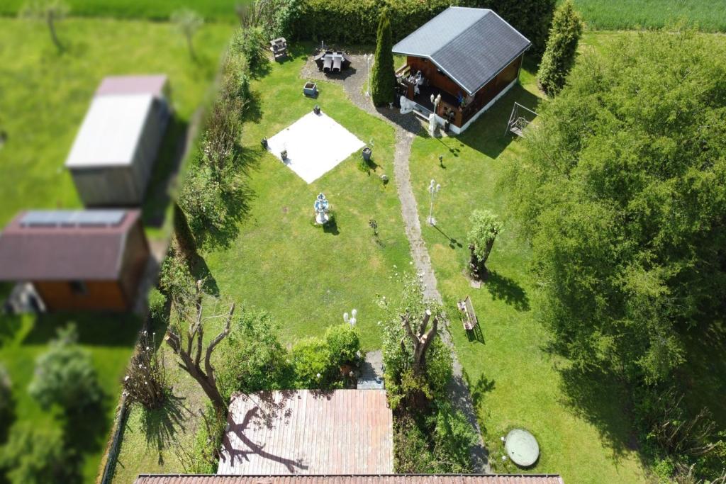 Luftansicht Garten