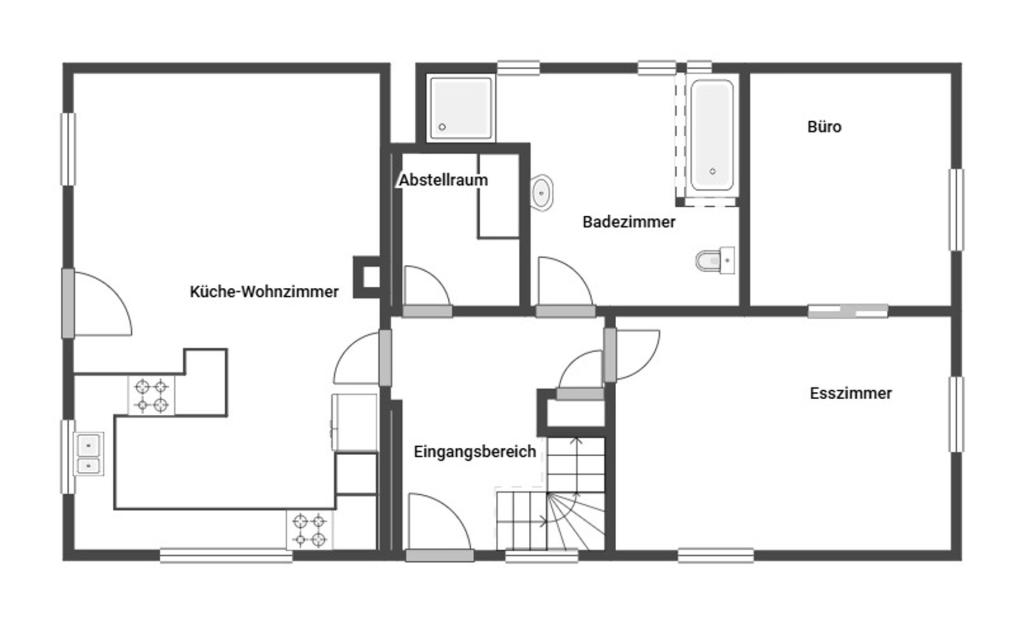 Grundriss Skizze EG
