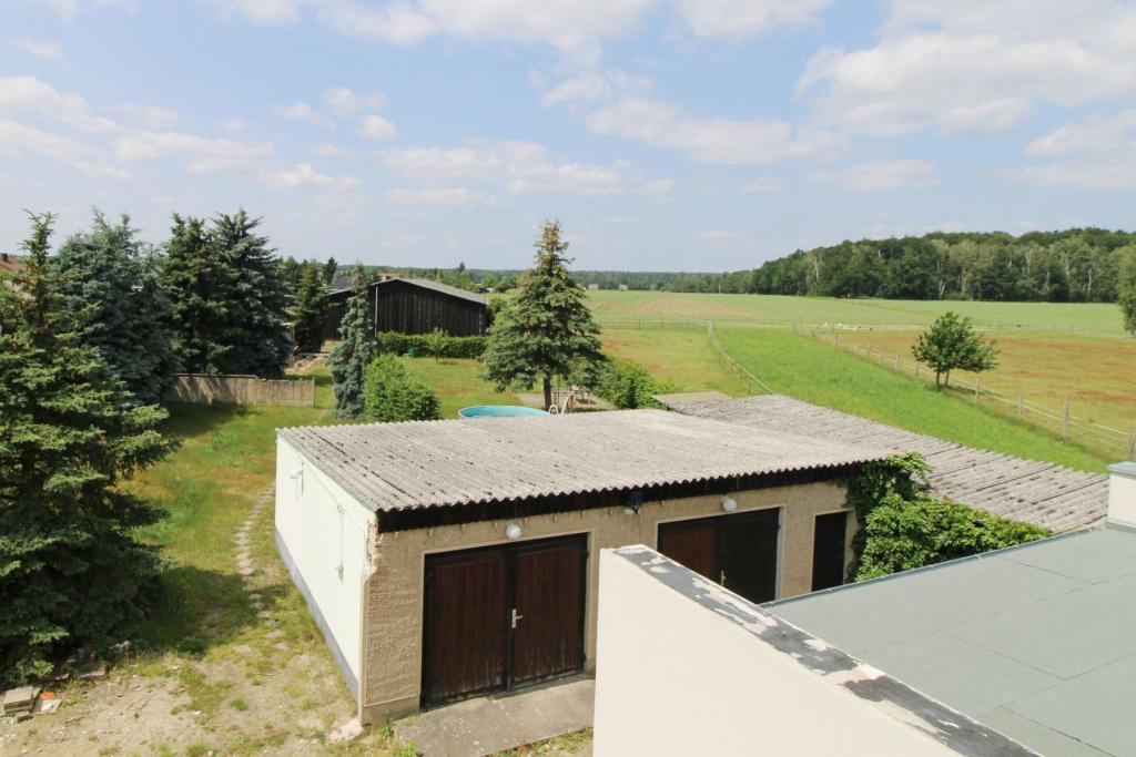 Blick auf das Grundstück