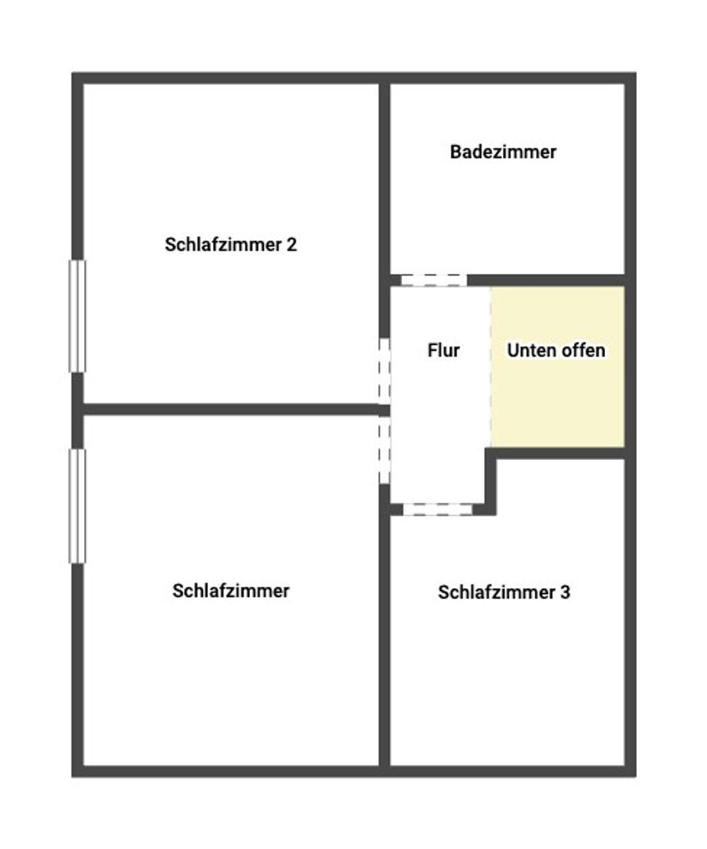 Grundriss Skizze 1. OG