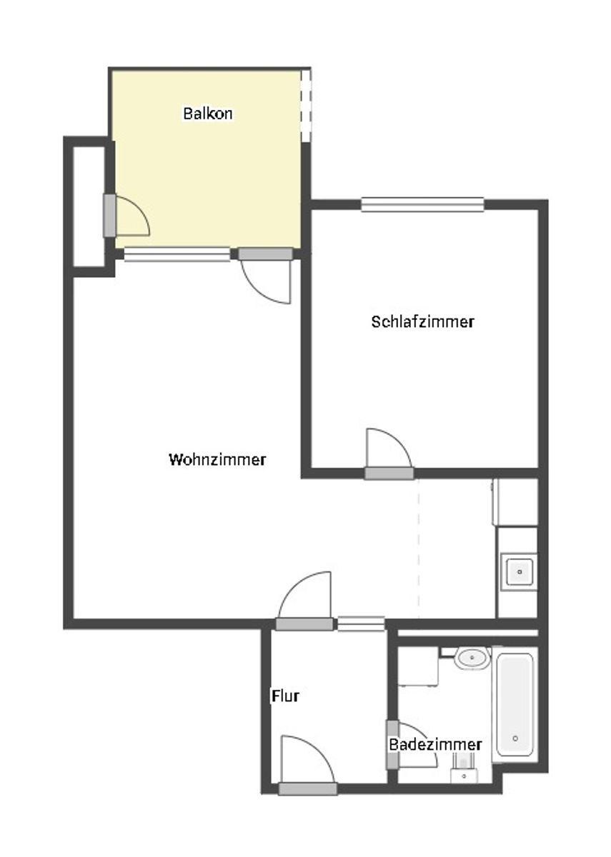 Grundriss Skizze 1. OG