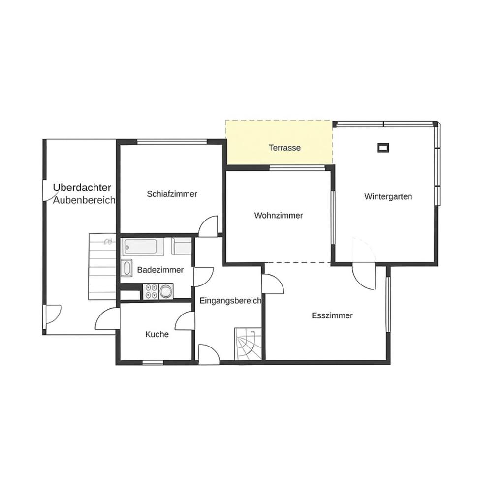 Grundrisse Skizze EG