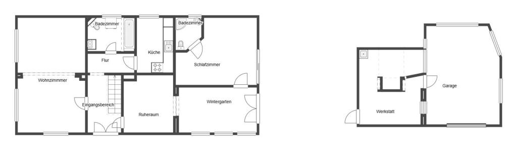 Grundriss Skizze EG