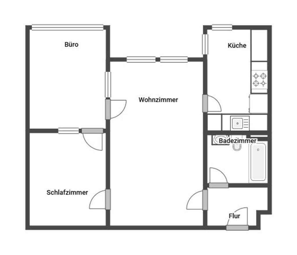 Grundriss Skizze