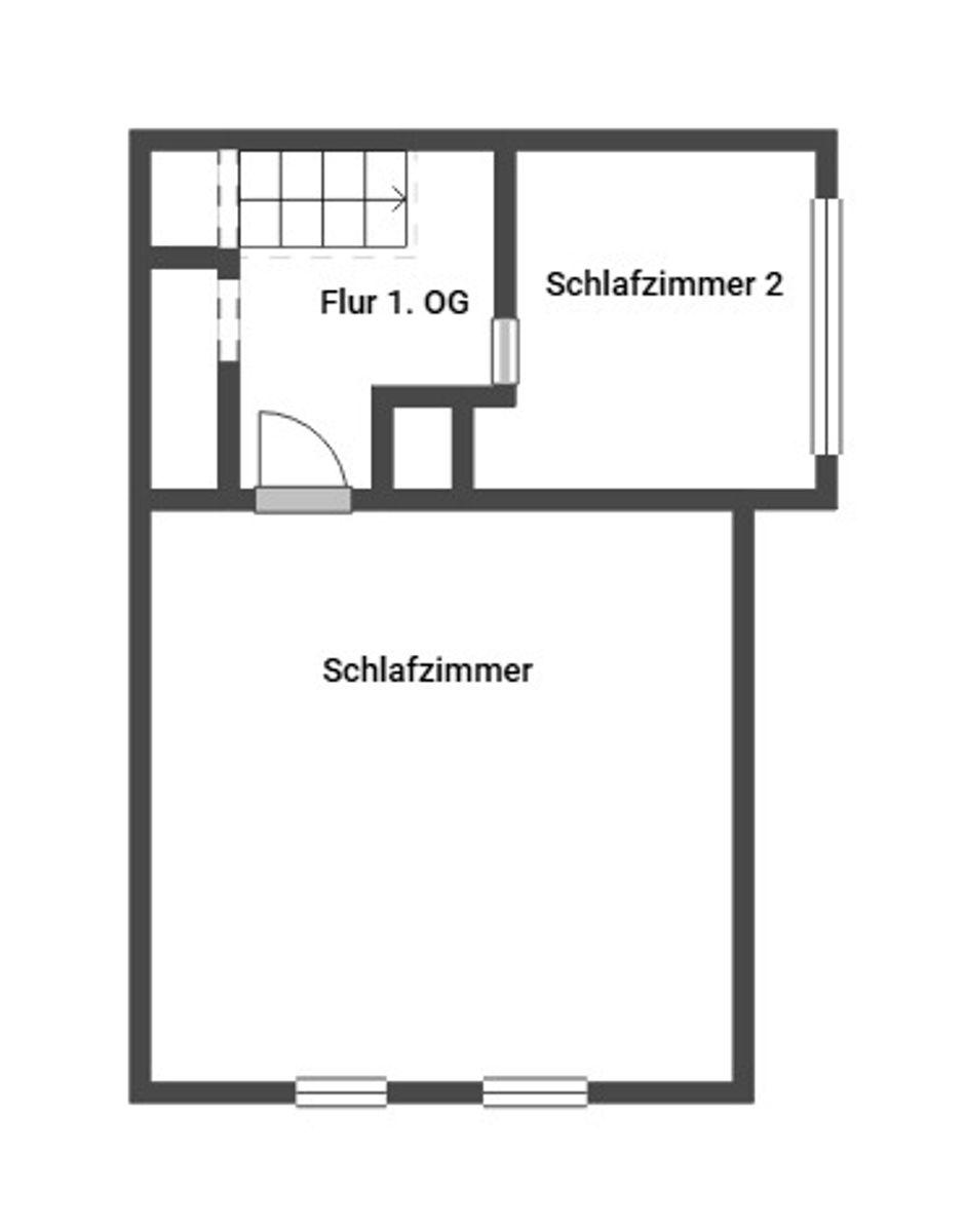 Grundriss Skizze 1. OG