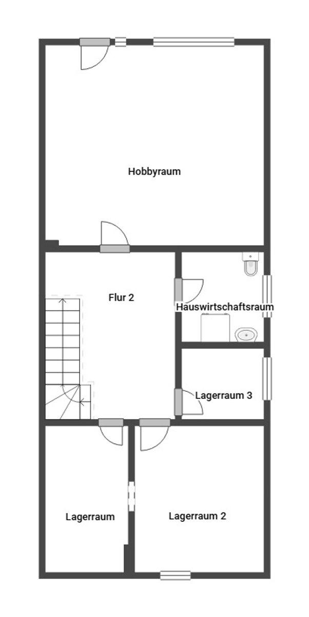 Grundriss Skizze UG