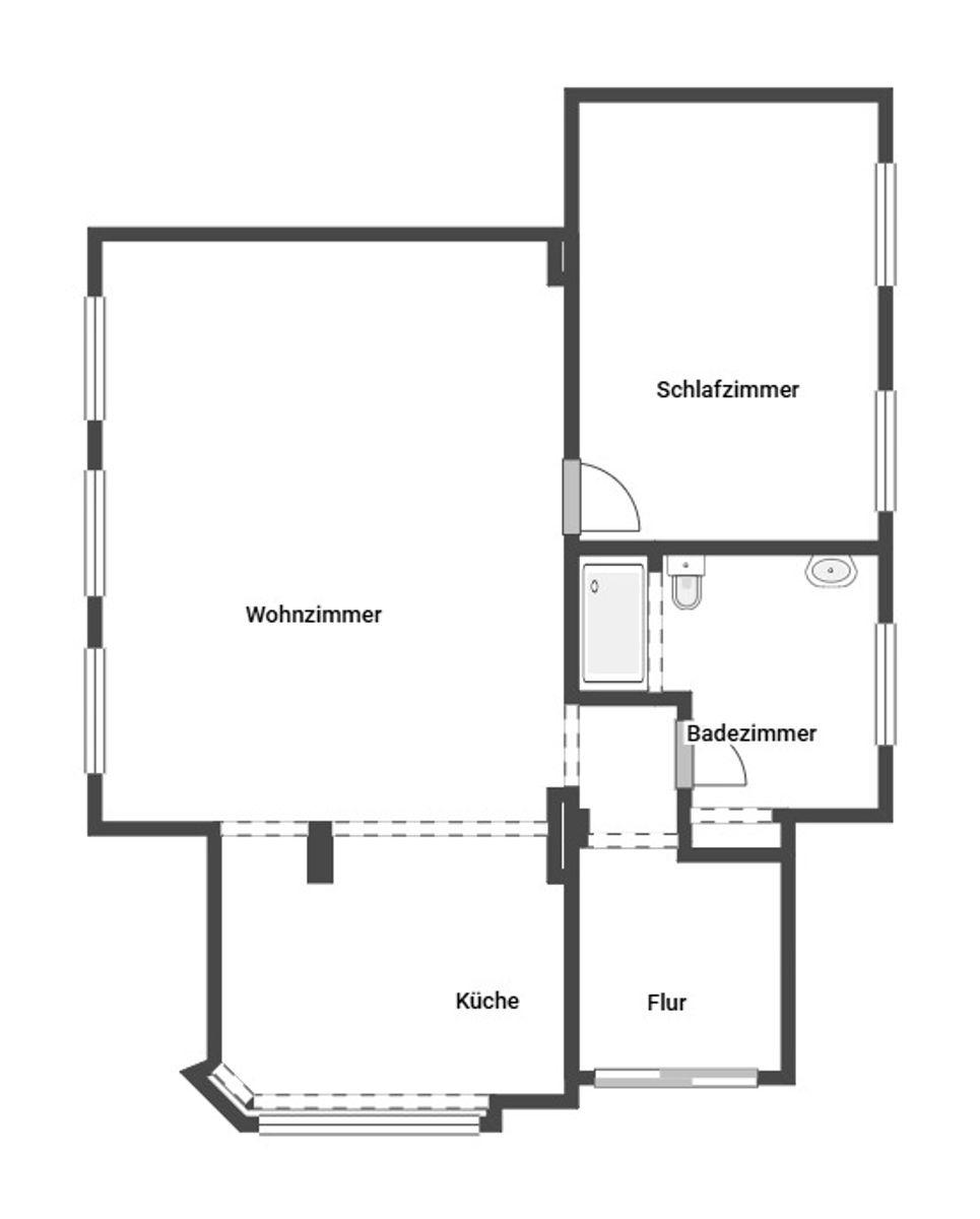 Grundriss Skizze