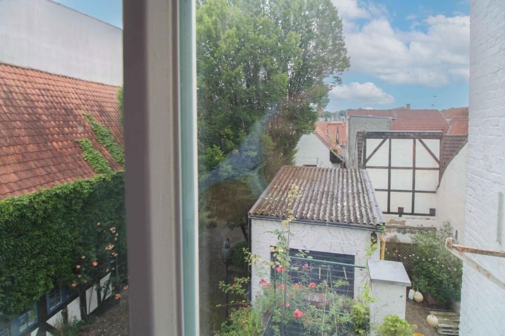 Ausblick 2. OG auf Balkon und Werkstatt