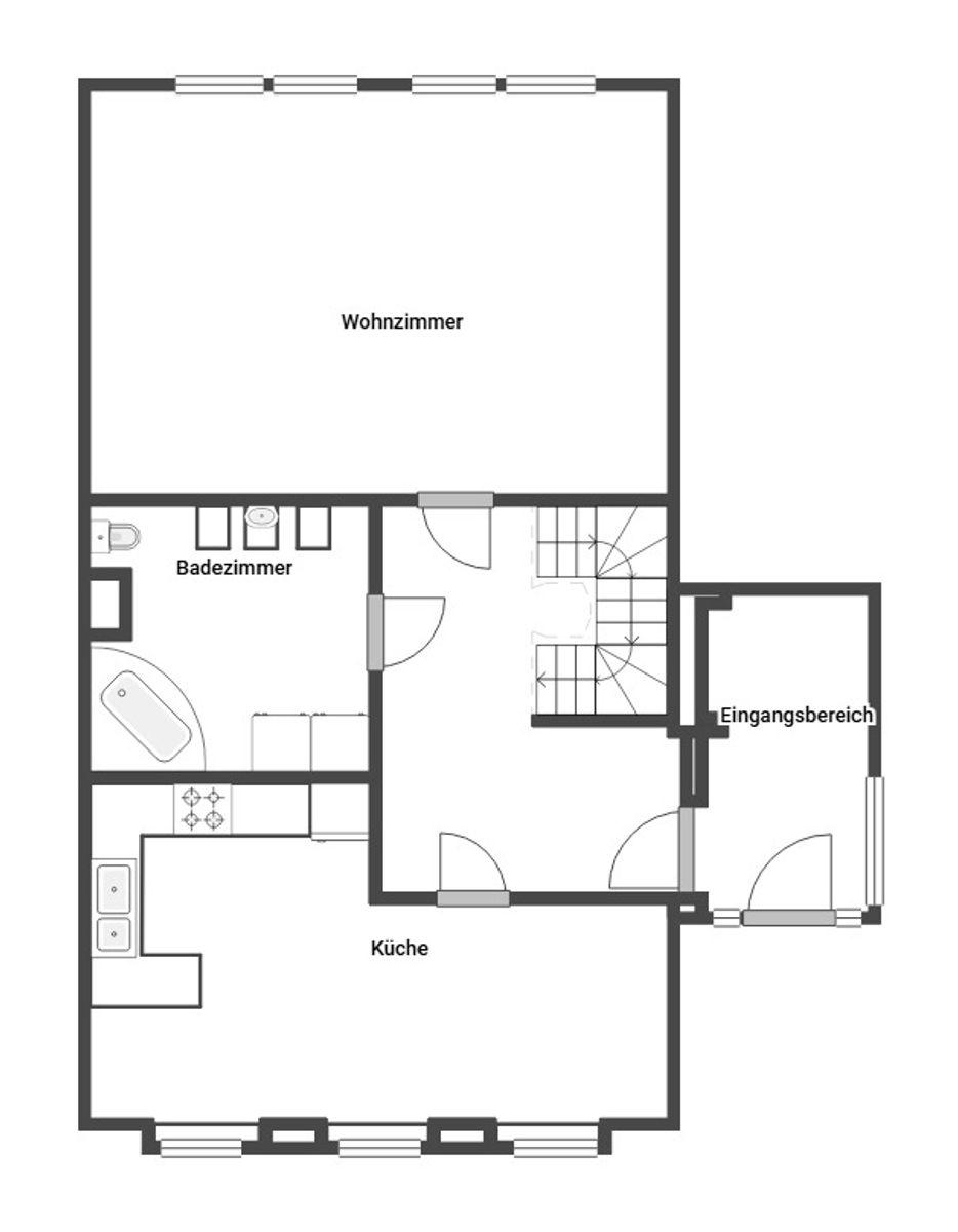 Grundriss Skizze EG