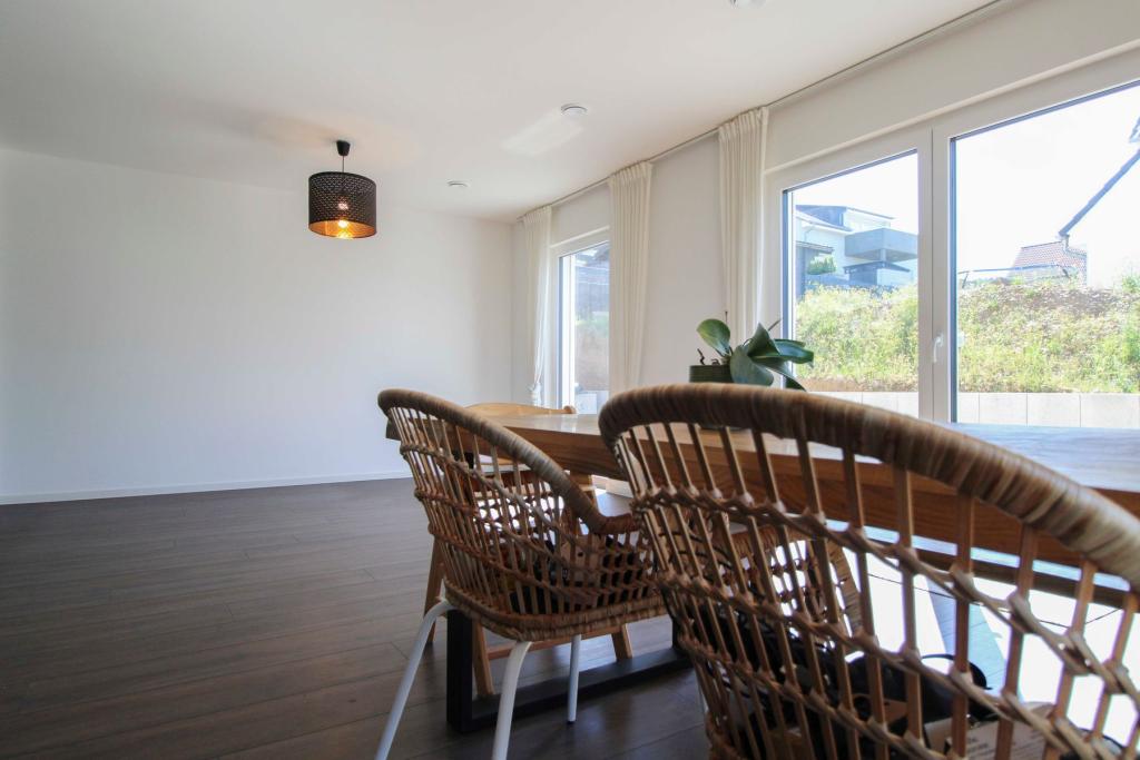 Offenes Esszimmer im Wohnzimmer