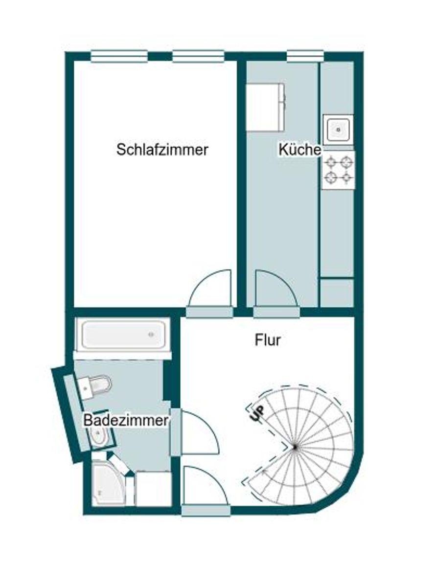 Grundriss Skizze 3.OG