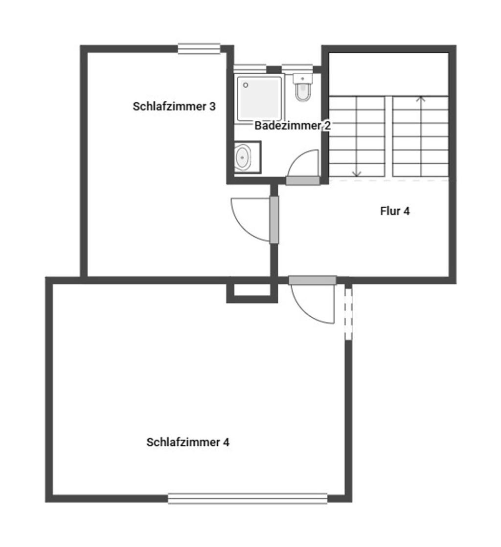 Grundriss Skizze 1. OG
