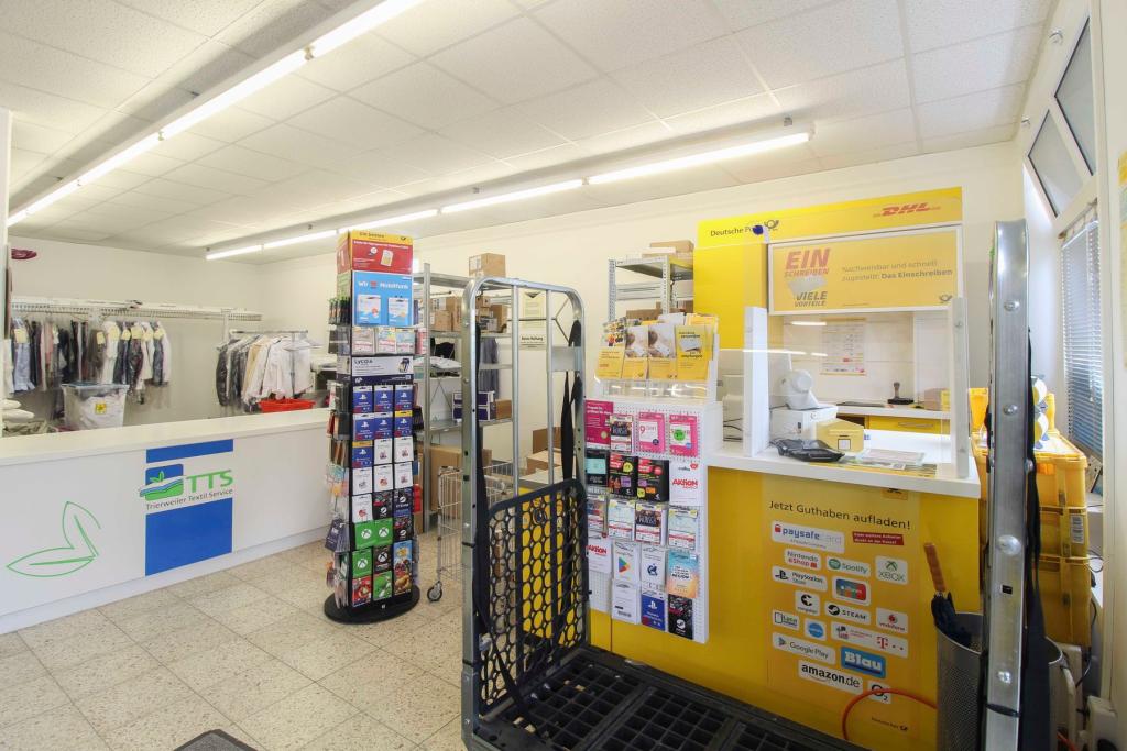 Wäscherei mit DHL Station