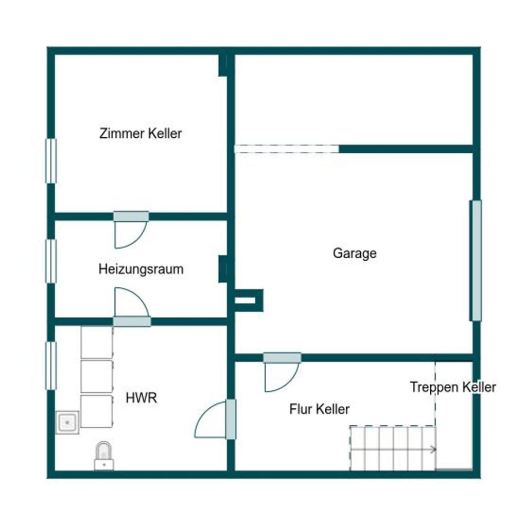 Grundriss Skizze Keller