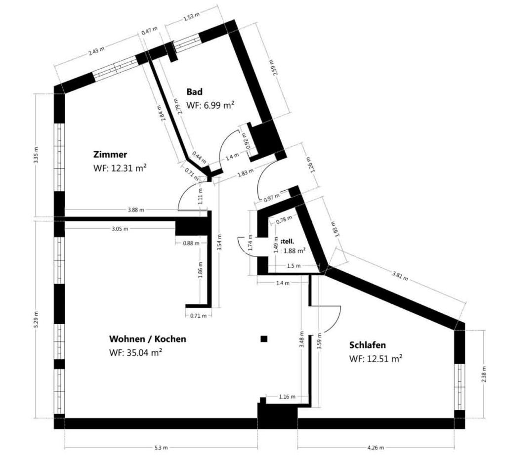 Grundriss Skizze